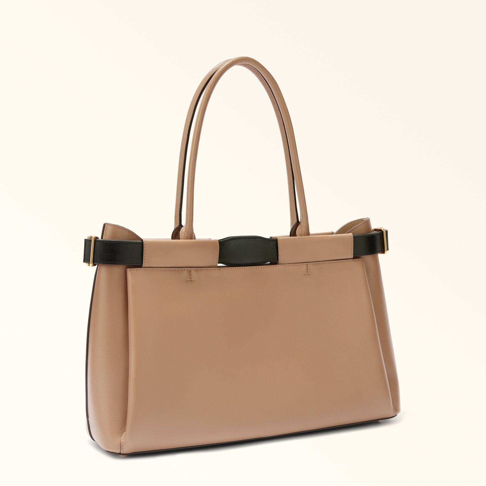 Furla Iris Tote Bag Deserto+Nero Furla