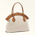 FURLA ERICA TOTE BAG NATURALE+BRANDY