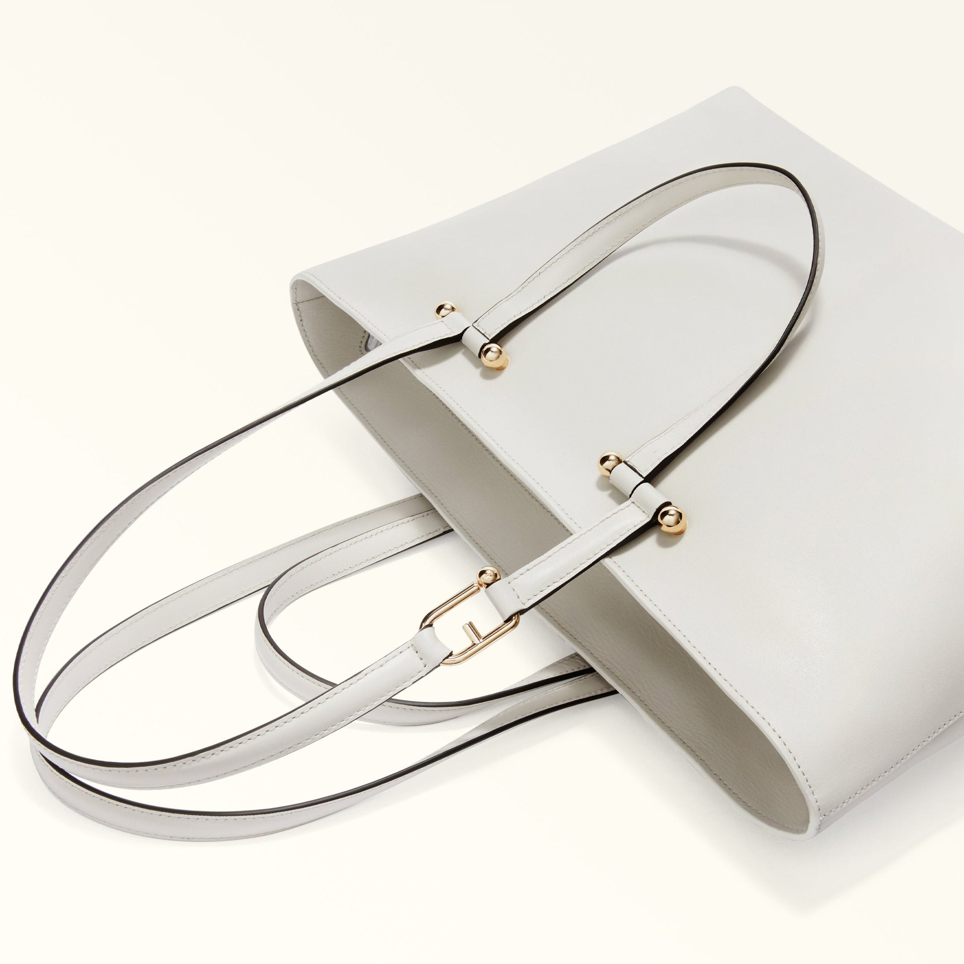 FURLA DUETTO TOTE BAG MARSHMALLOW+GRIGIO int.