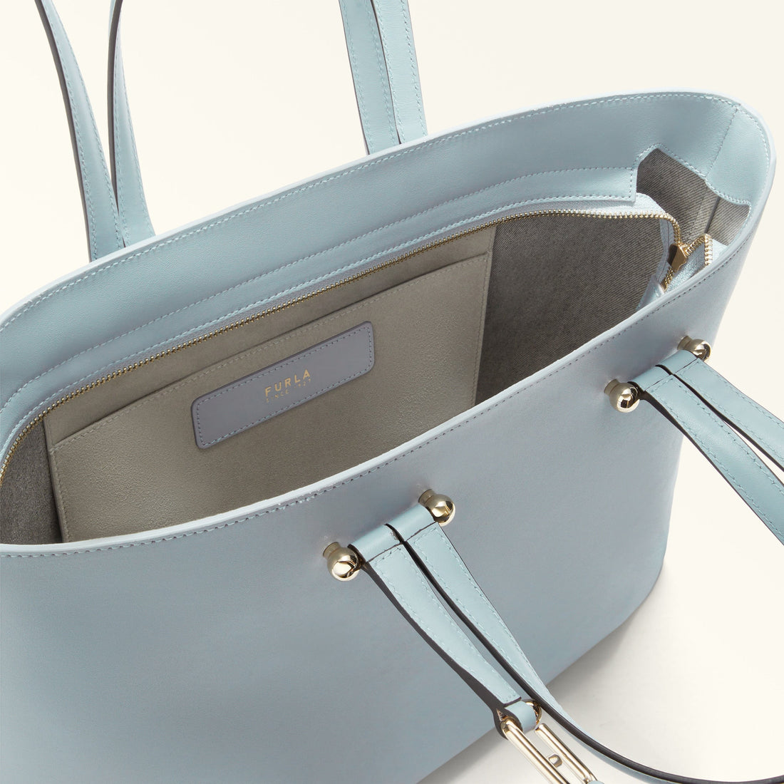 FURLA DUETTO TOTE BAG NUVOLA+GRIGIO int.