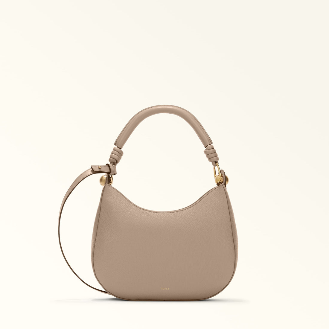 FURLA SFERA HOBO STUCCO GRAY