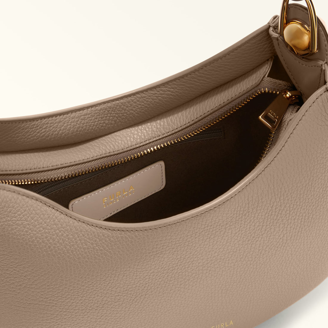 FURLA SFERA HOBO STUCCO GRAY