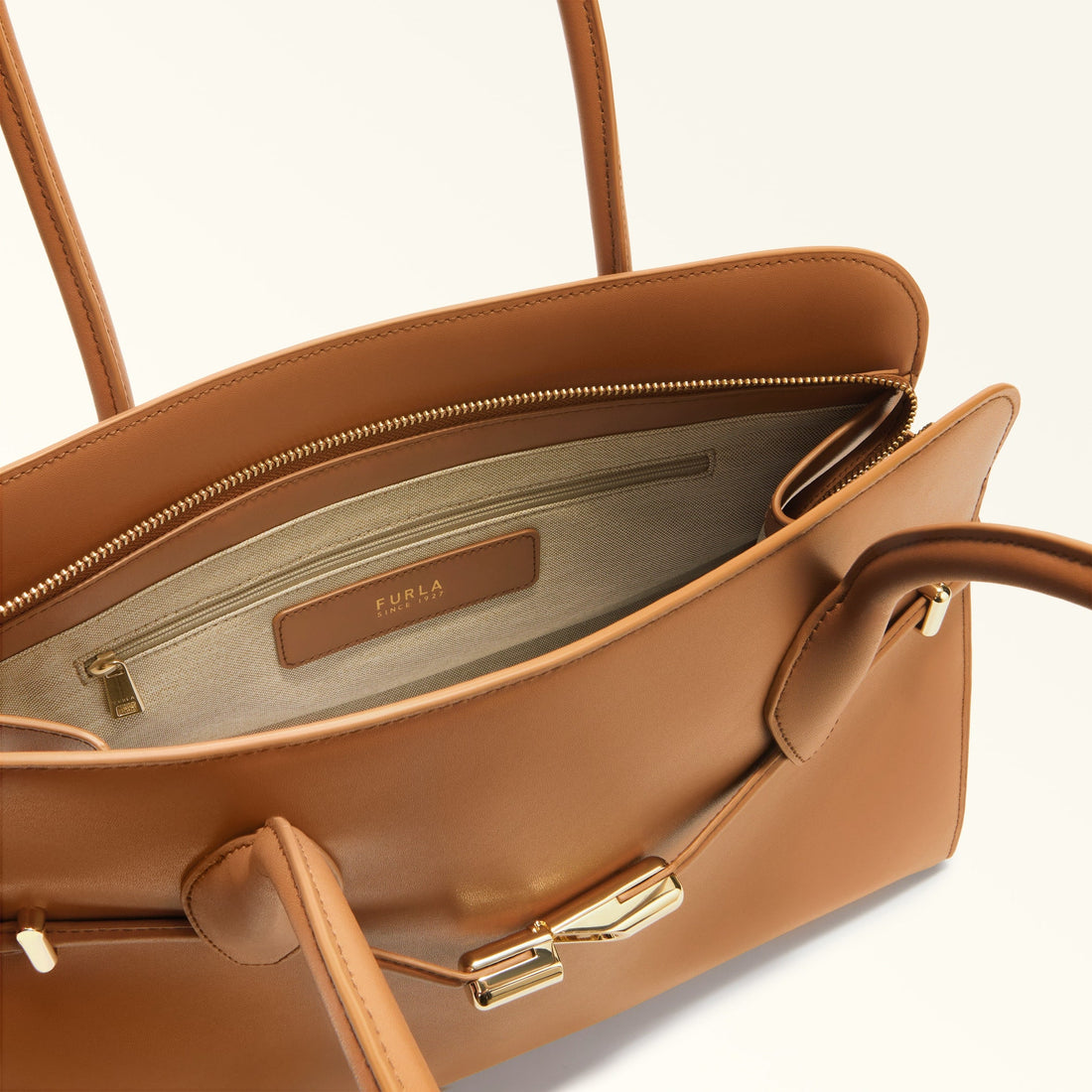 FURLA GOCCIA SHOULDER BAG BRANDY