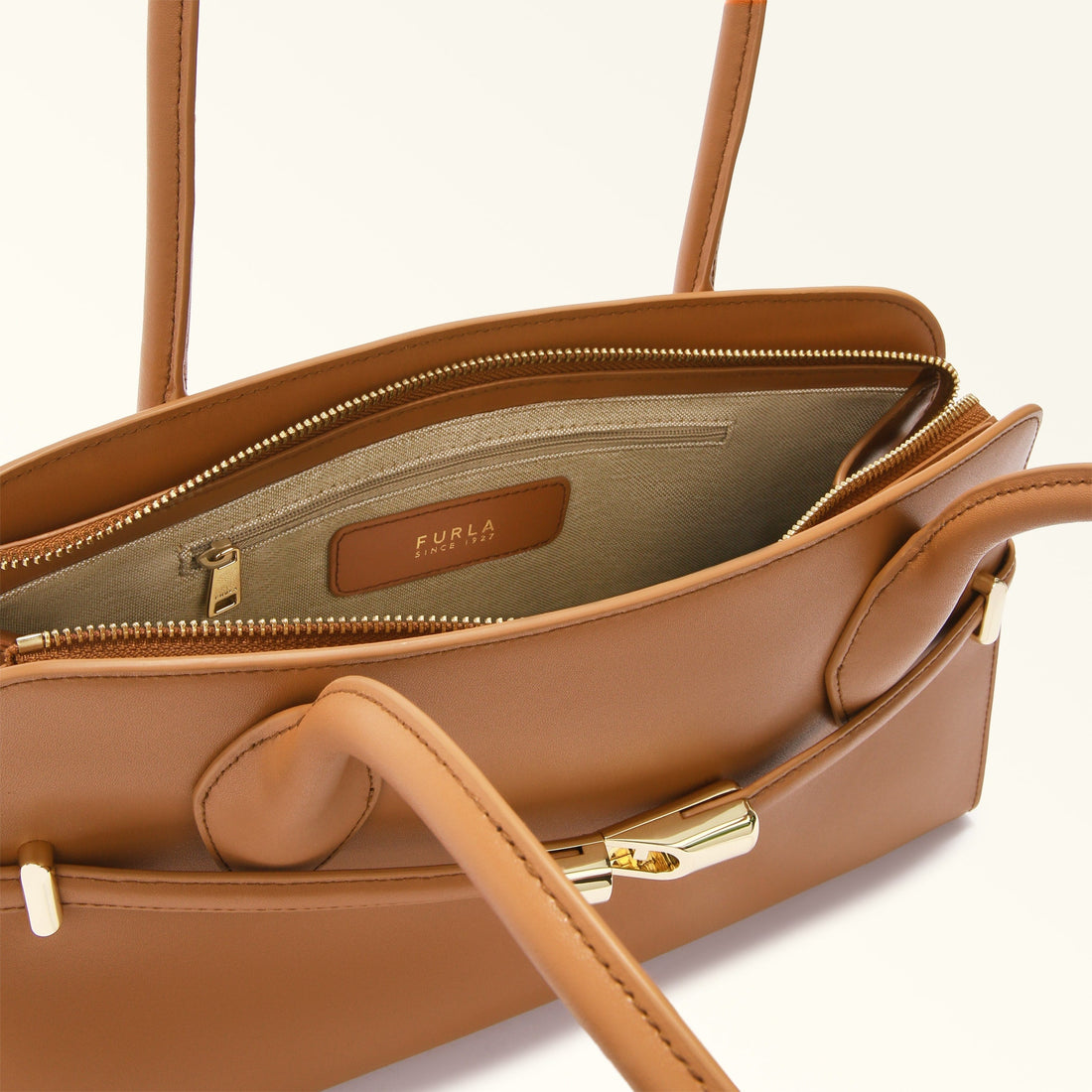 FURLA GOCCIA SHOULDER BAG BRANDY