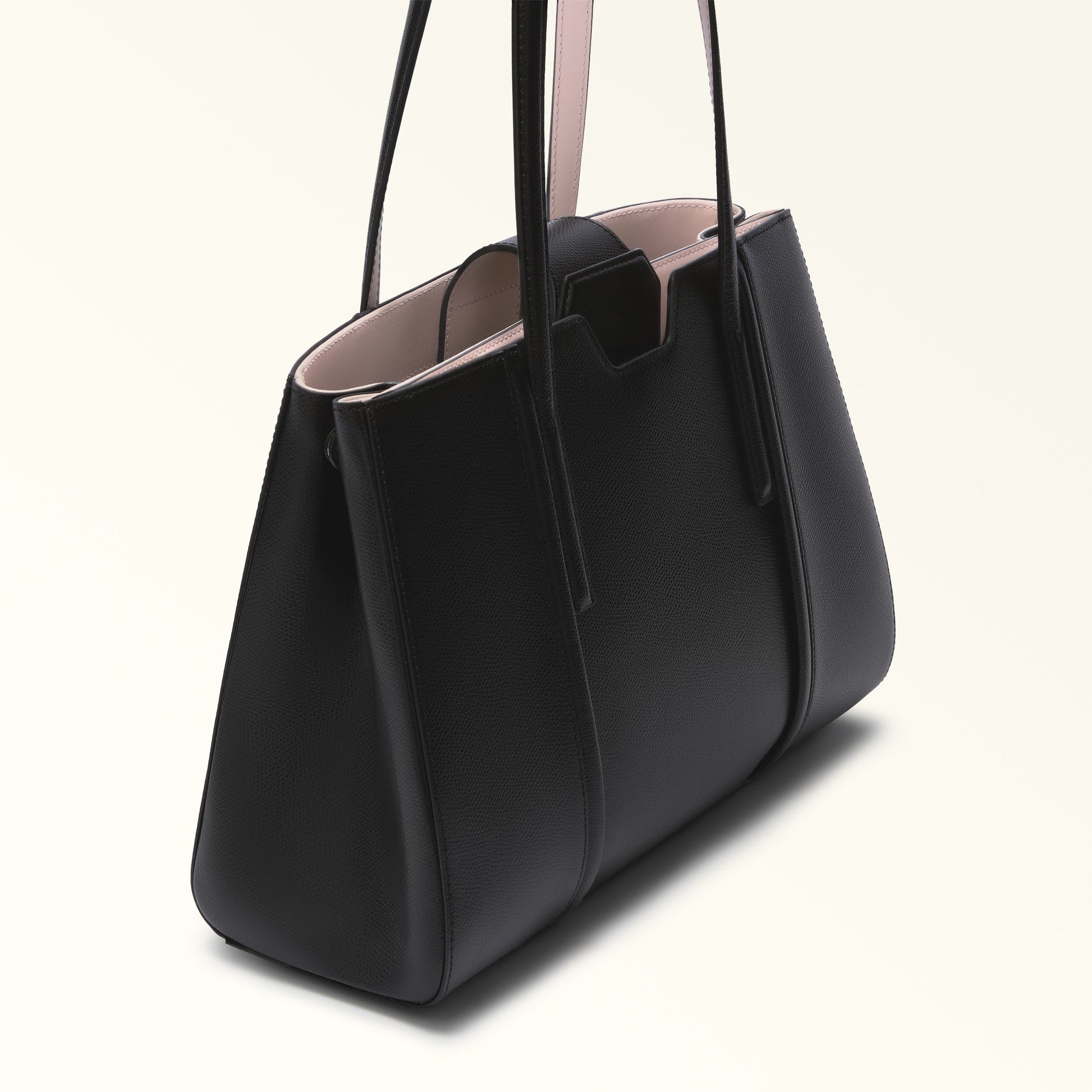 FURLA RIVA TOTE BAG O6000-NERO