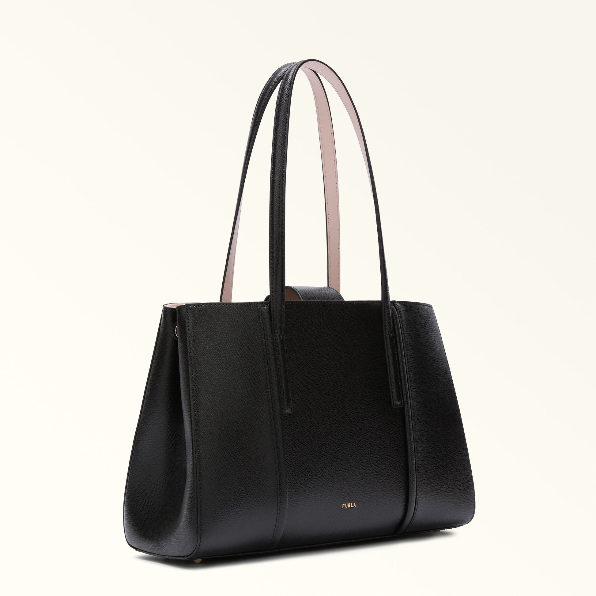 FURLA RIVA TOTE BAG O6000-NERO