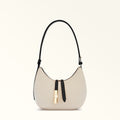 FURLA GOCCIA SHOULDER BAG NATURALE+NERO