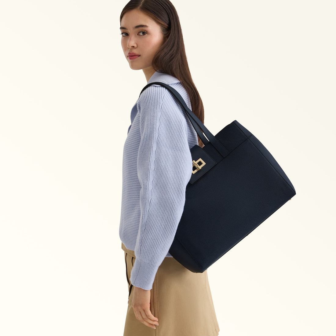 Furla Amelia L Tote in Blue - Bags 