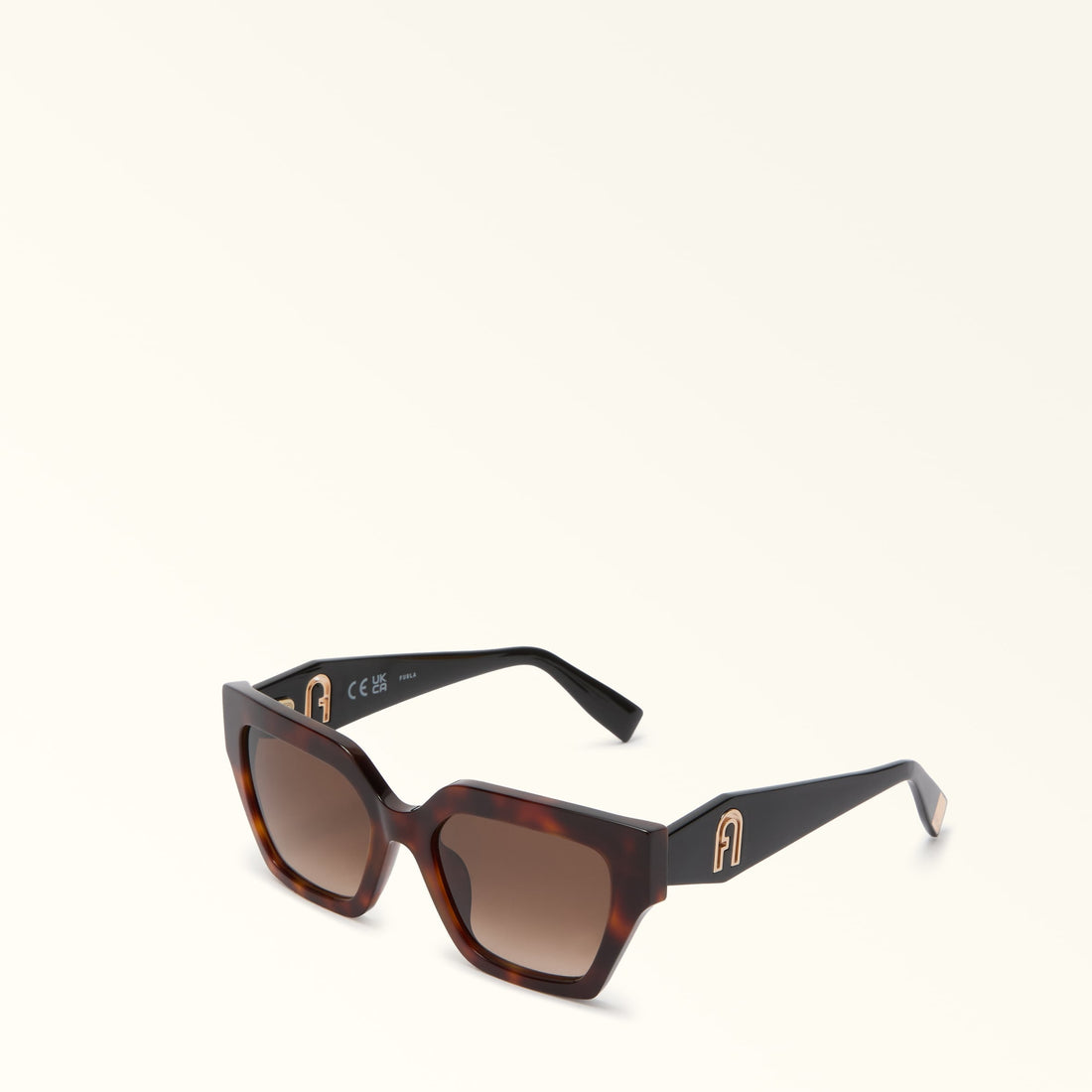 FURLA SUNGLASSES SUNGLASSES HAVANA+NERO