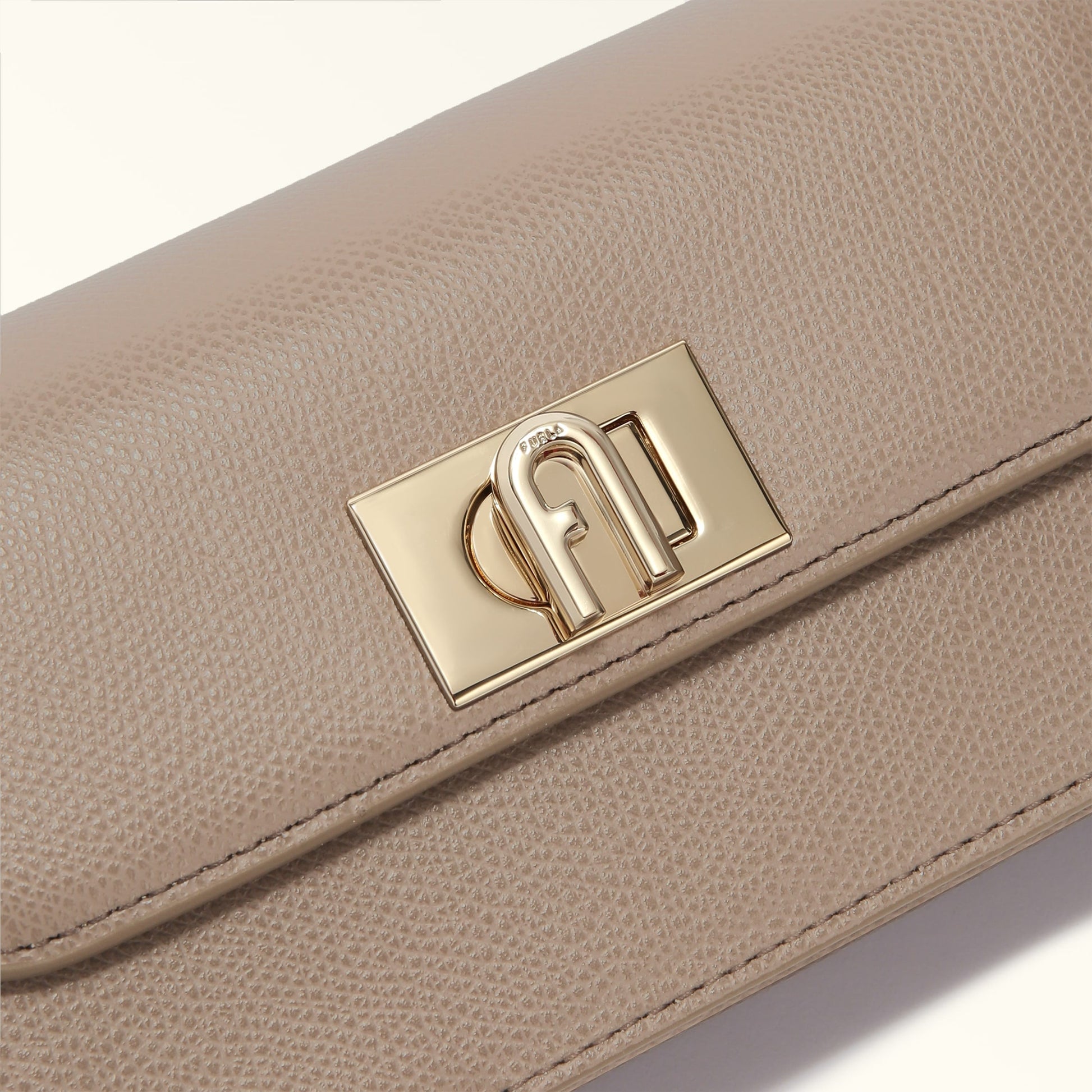 FURLA 1927 CROSSBODY STUCCO GRAY