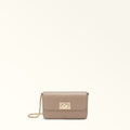 FURLA 1927 CROSSBODY STUCCO GRAY