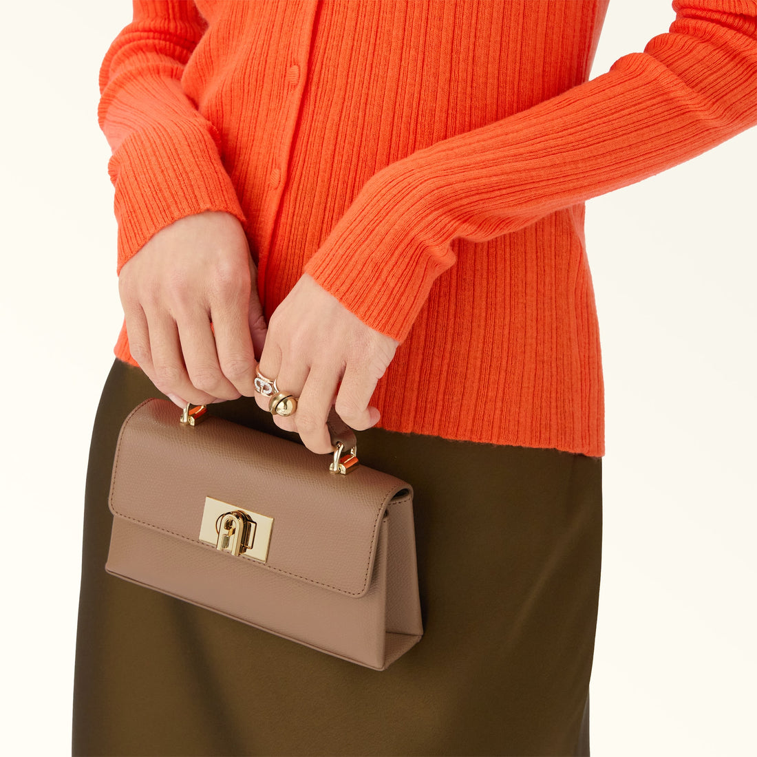 Furla 1927 M Crossbody Bag In Leather
