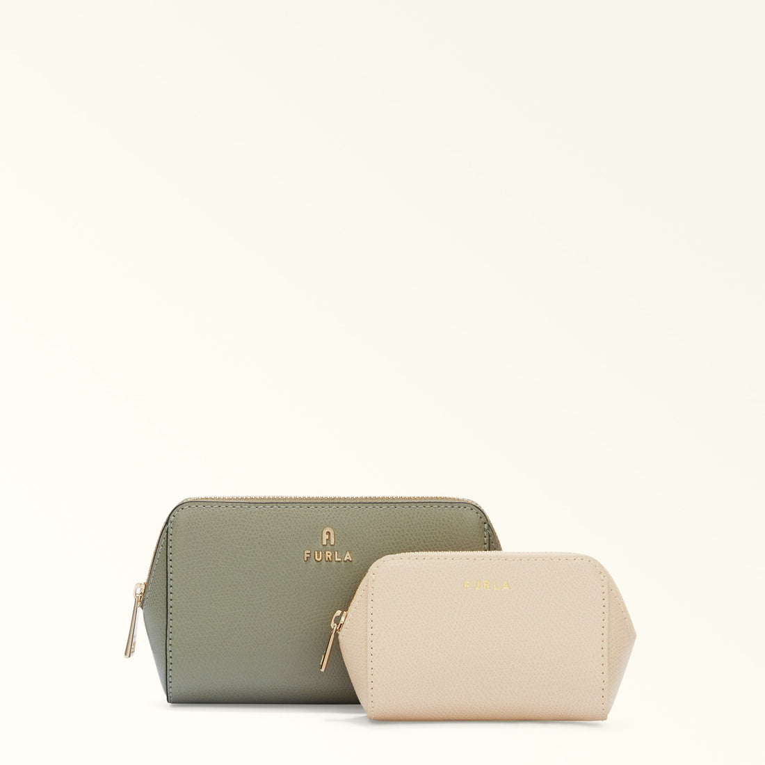 FURLA CAMELIA COSMETIC CASE AGAVE b+BALLERINA i