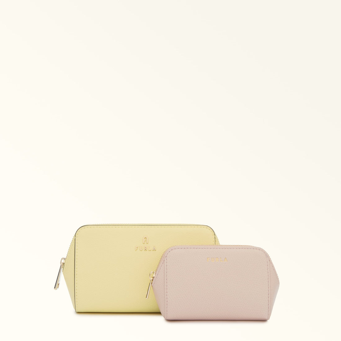 FURLA CAMELIA COSMETIC CASE FREESIA+AZALEA