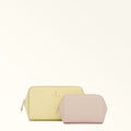 FURLA CAMELIA COSMETIC CASE FREESIA+AZALEA