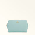 FURLA CAMELIA COSMETIC CASE ACQUAMARINA