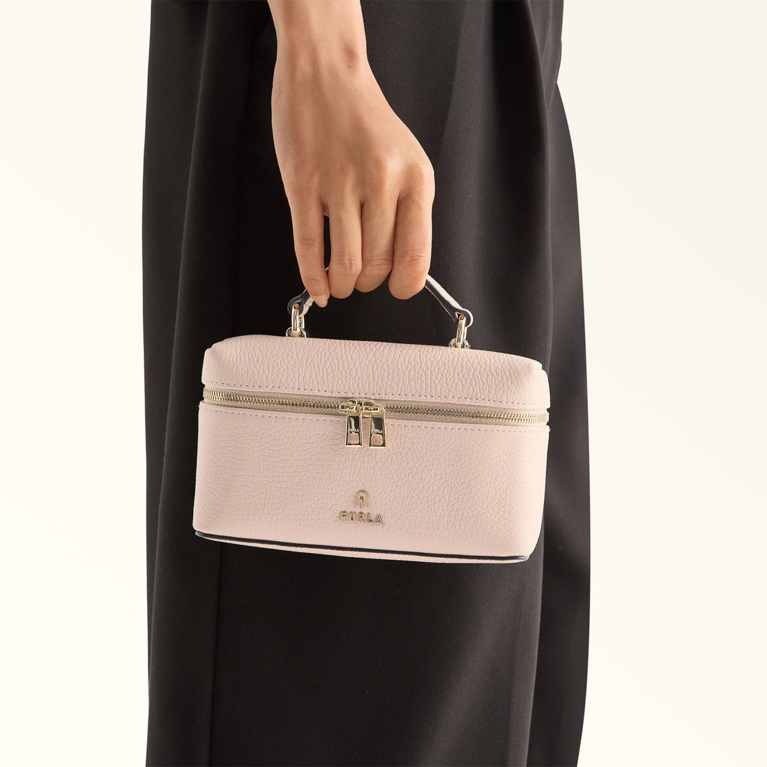 Furla Camelia Micro Vanity Case Crossbody in White - Bags 