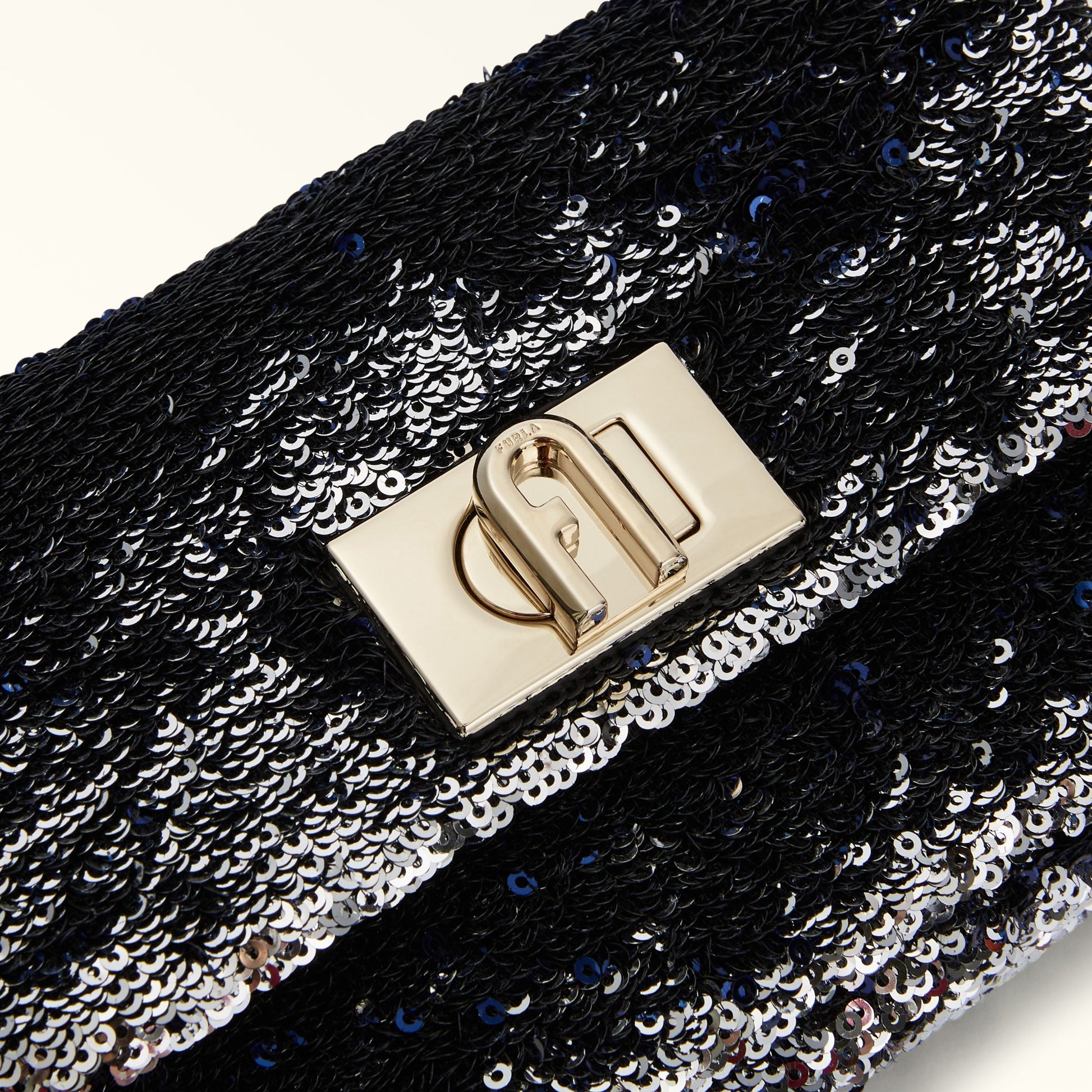 FURLA 1927 CROSSBODY DARK SILVER