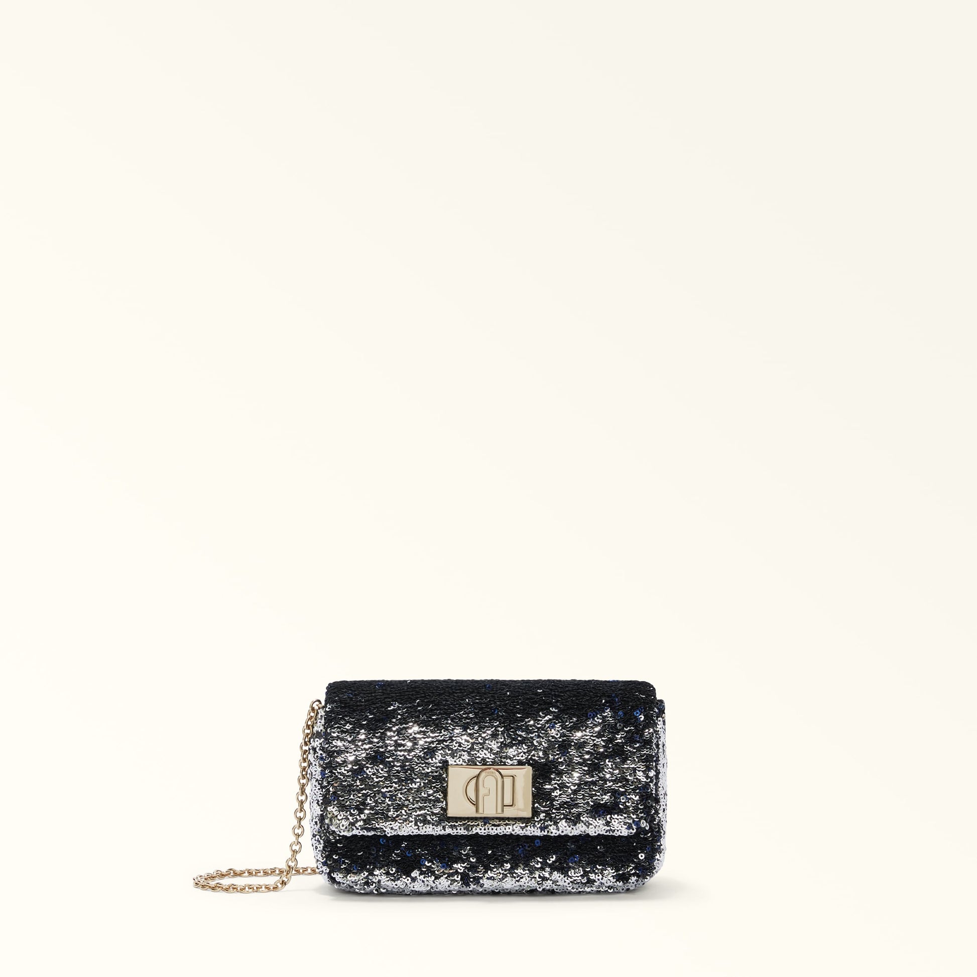 FURLA 1927 CROSSBODY DARK SILVER