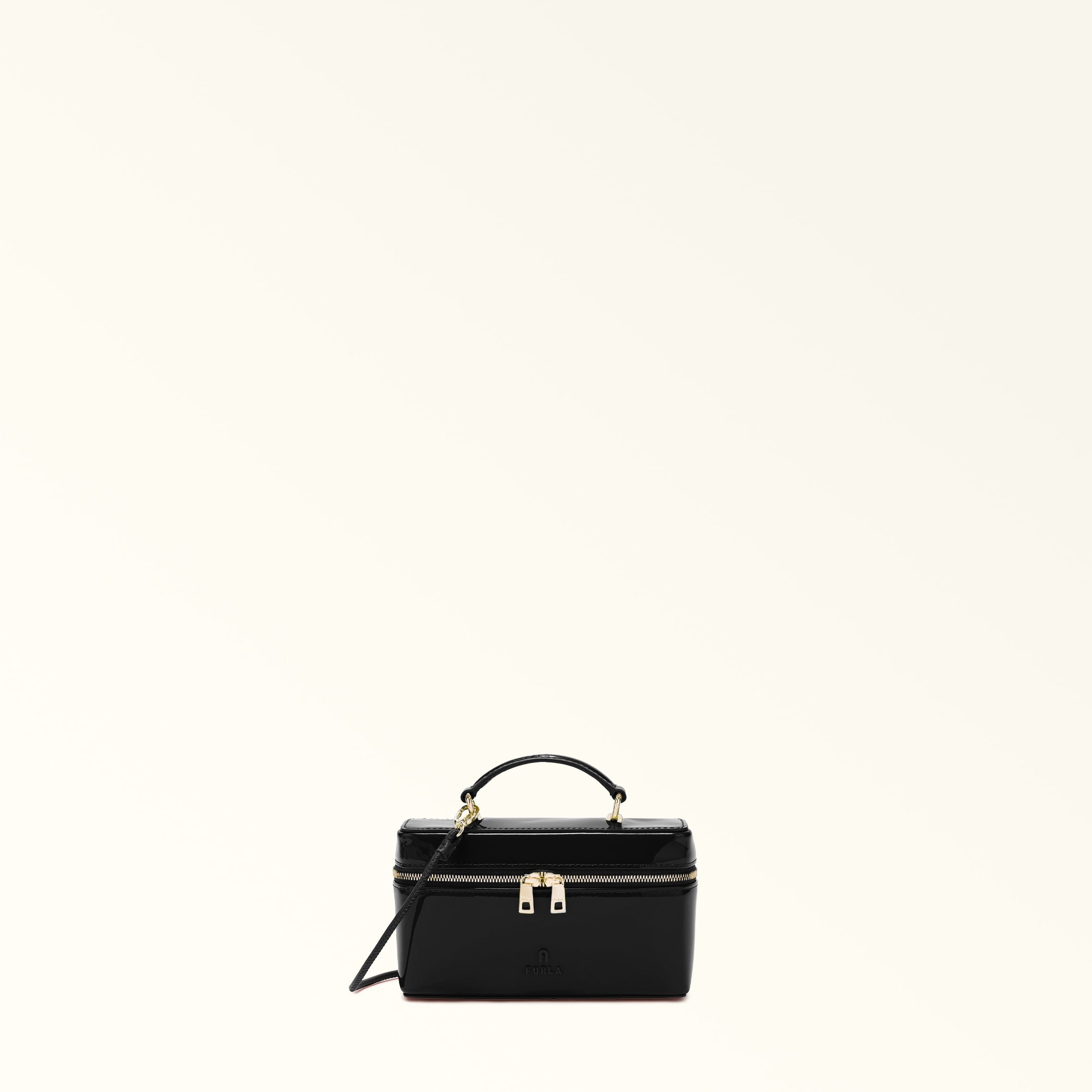 SALE!!【FURLA】NOEMI Crossbody☆Mサイズ FURLA Logo NOEMI Leather Crossbody Bag Women White With