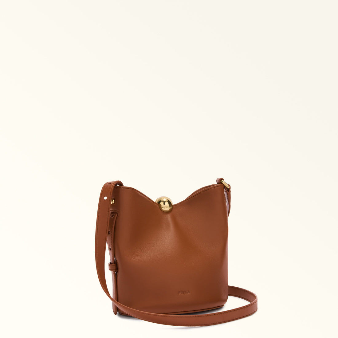Bucket Bag F5S-Furla Sfera Soft Cognac H