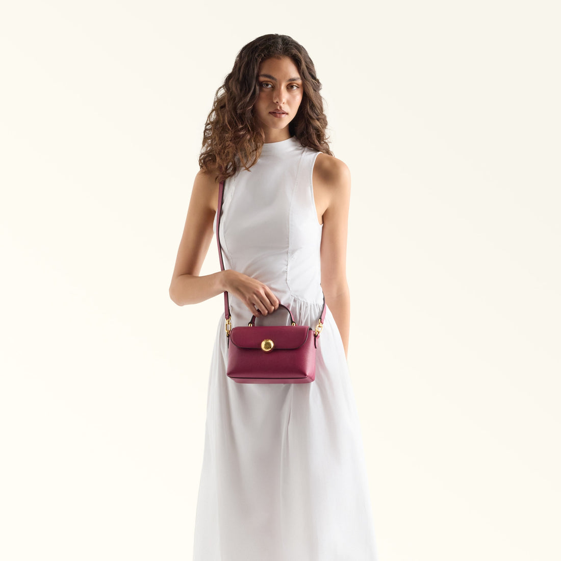 Furla Moonlight Mini Top Handle in Pink - Bags 