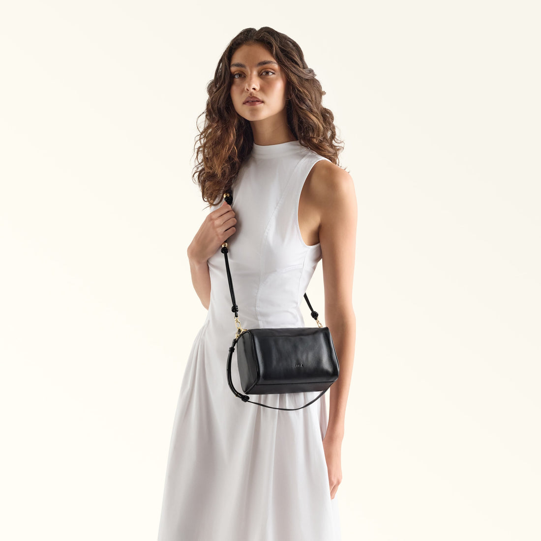 Furla Talia Mini Crossbody in Black - Bags 