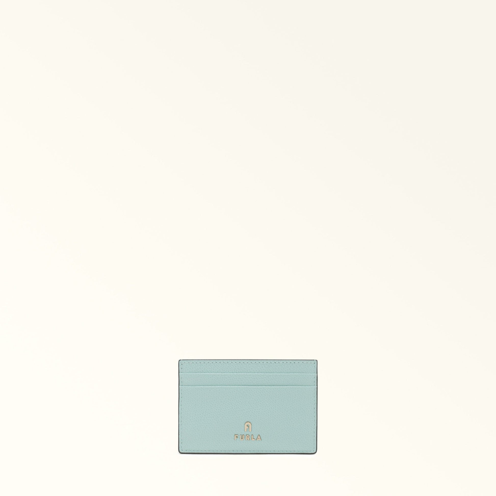 FURLA CAMELIA CARD CASE ACQUAMARINA