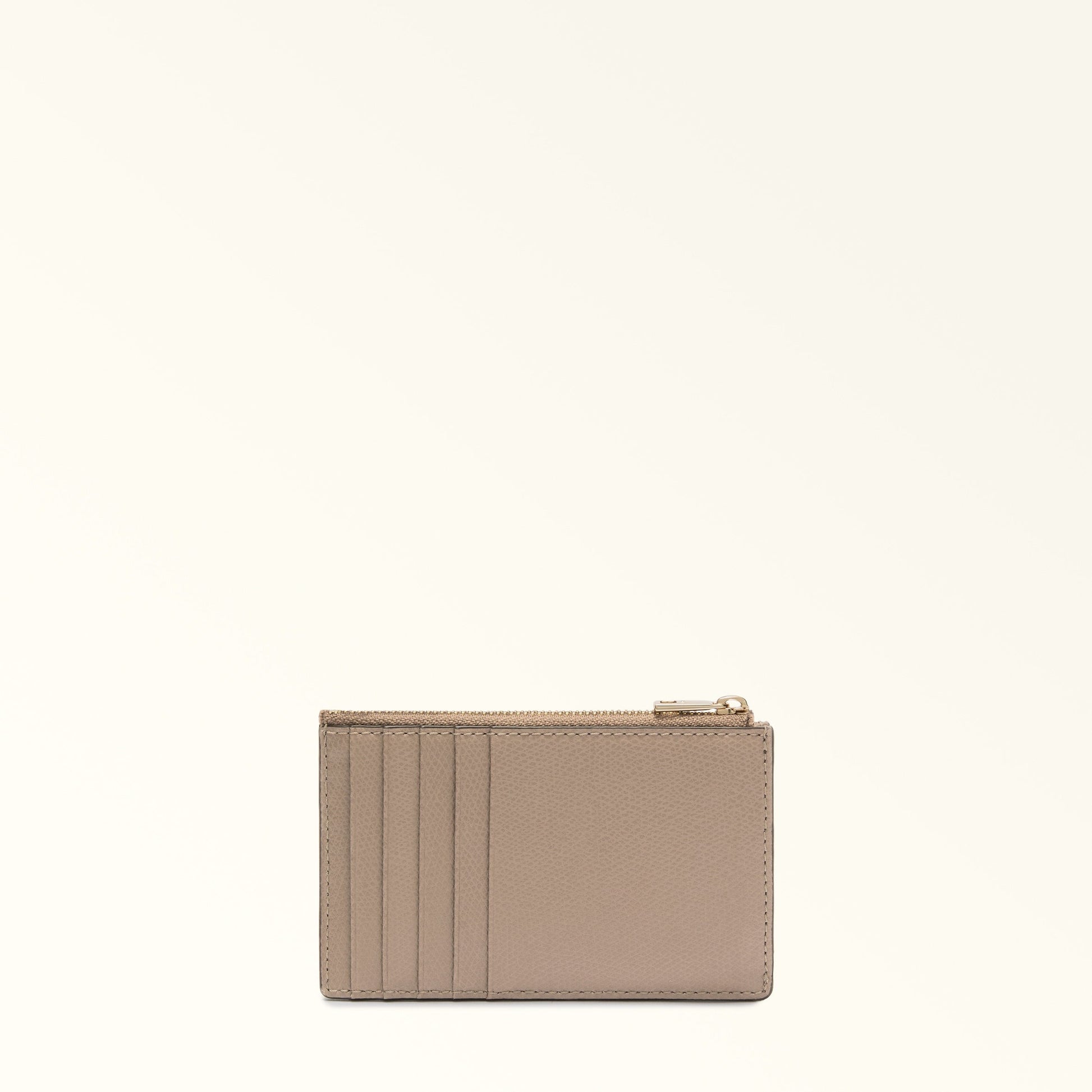 Furla Camelia Card Case Stucco Gray Furla