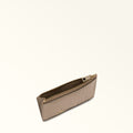 Furla Camelia Card Case Stucco Gray Furla
