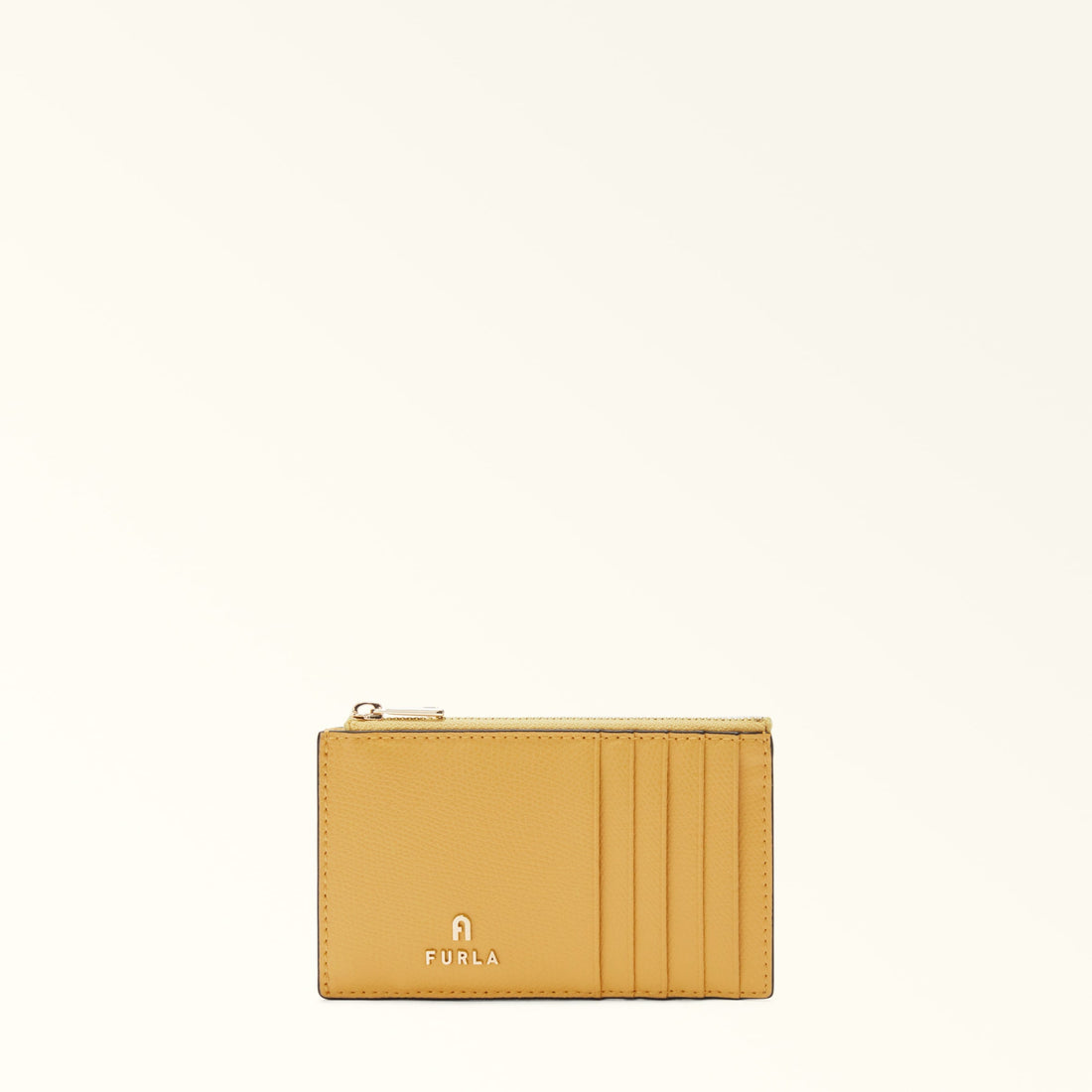 FURLA CAMELIA CARD CASE CREMA