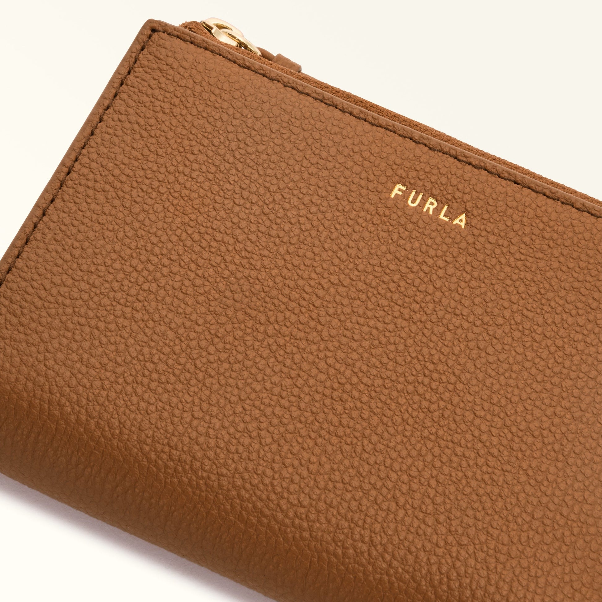 Furla Goccia Card Case Brandy Furla