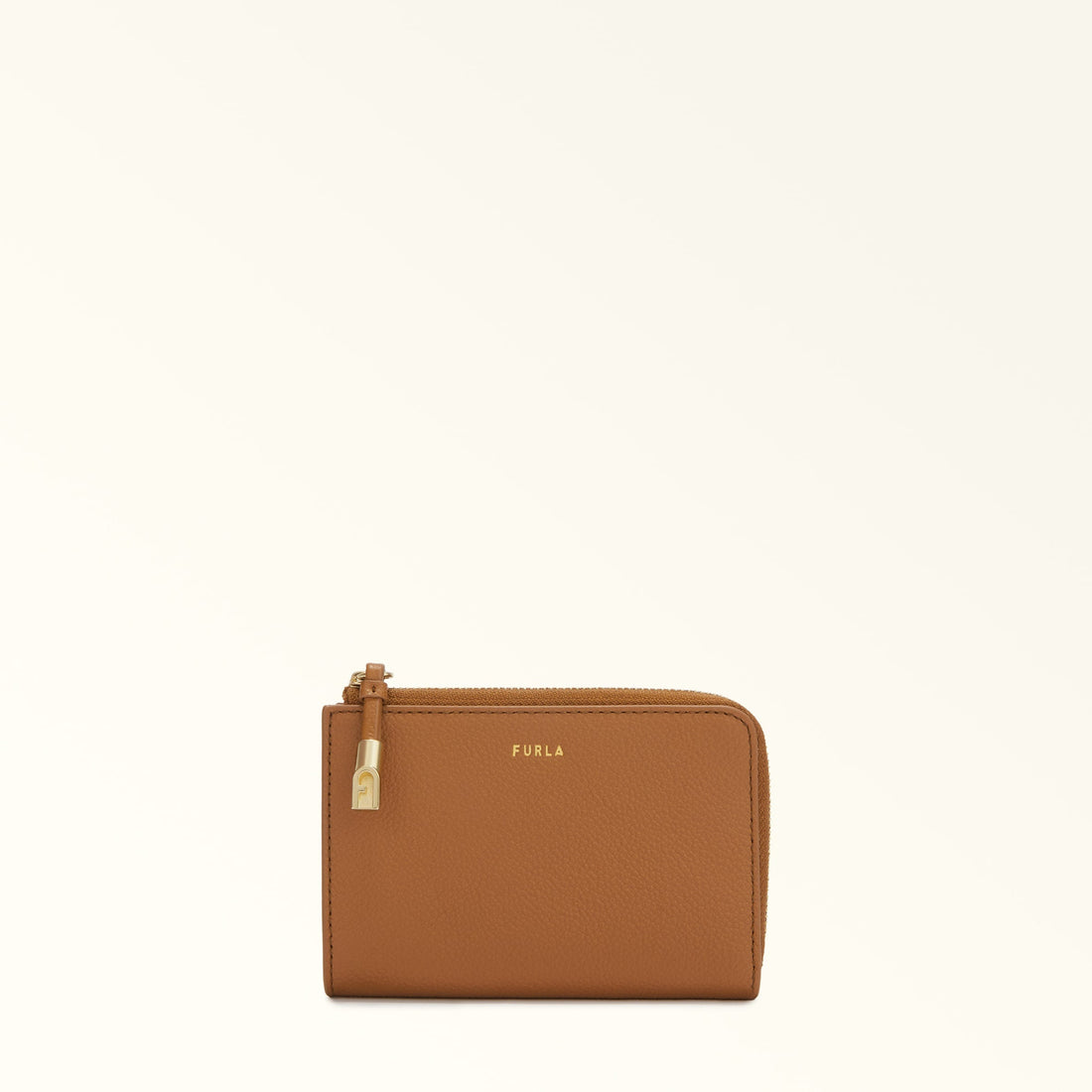 FURLA GOCCIA CARD CASE BRANDY