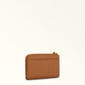 FURLA GOCCIA CARD CASE BRANDY