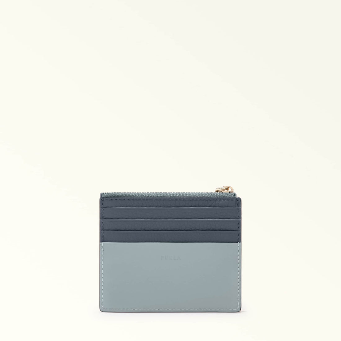 FURLA GRAZIA CARD CASE DENIM+NUVOLA+PANNA