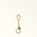FURLA CRYSTAL KEYRINGS LIGHT BLUE