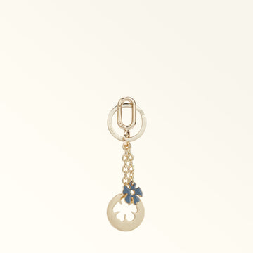 FURLA CRYSTAL KEYRINGS LIGHT BLUE