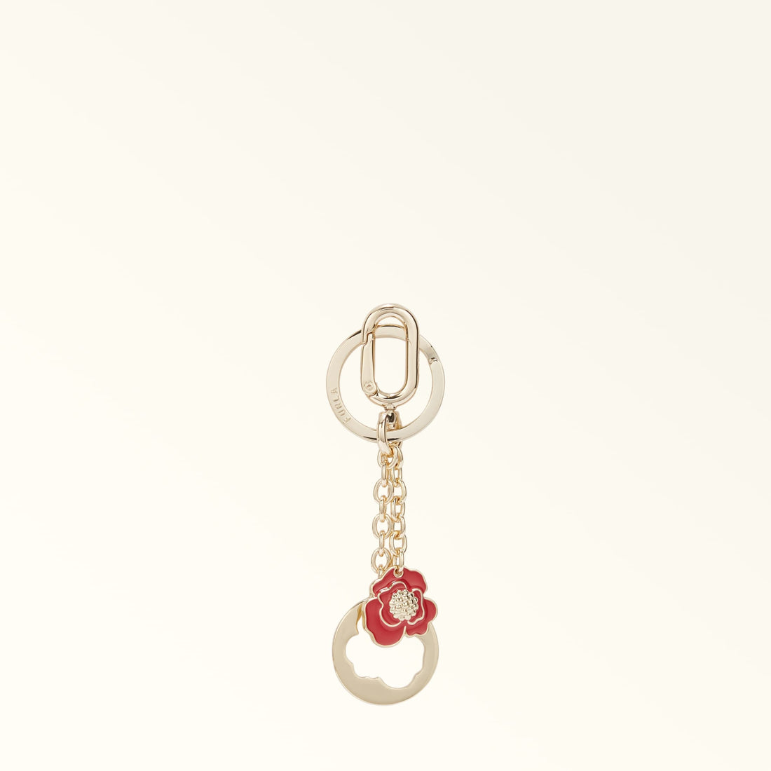 FURLA CRYSTAL KEYRINGS ROSSO VENEZIANO