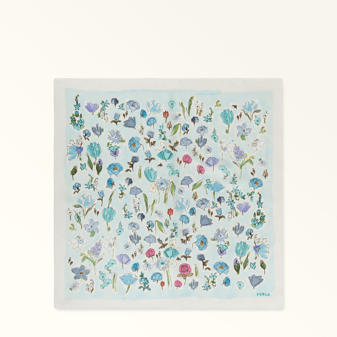 Scarf Furla Tortona Toni Acquamarina