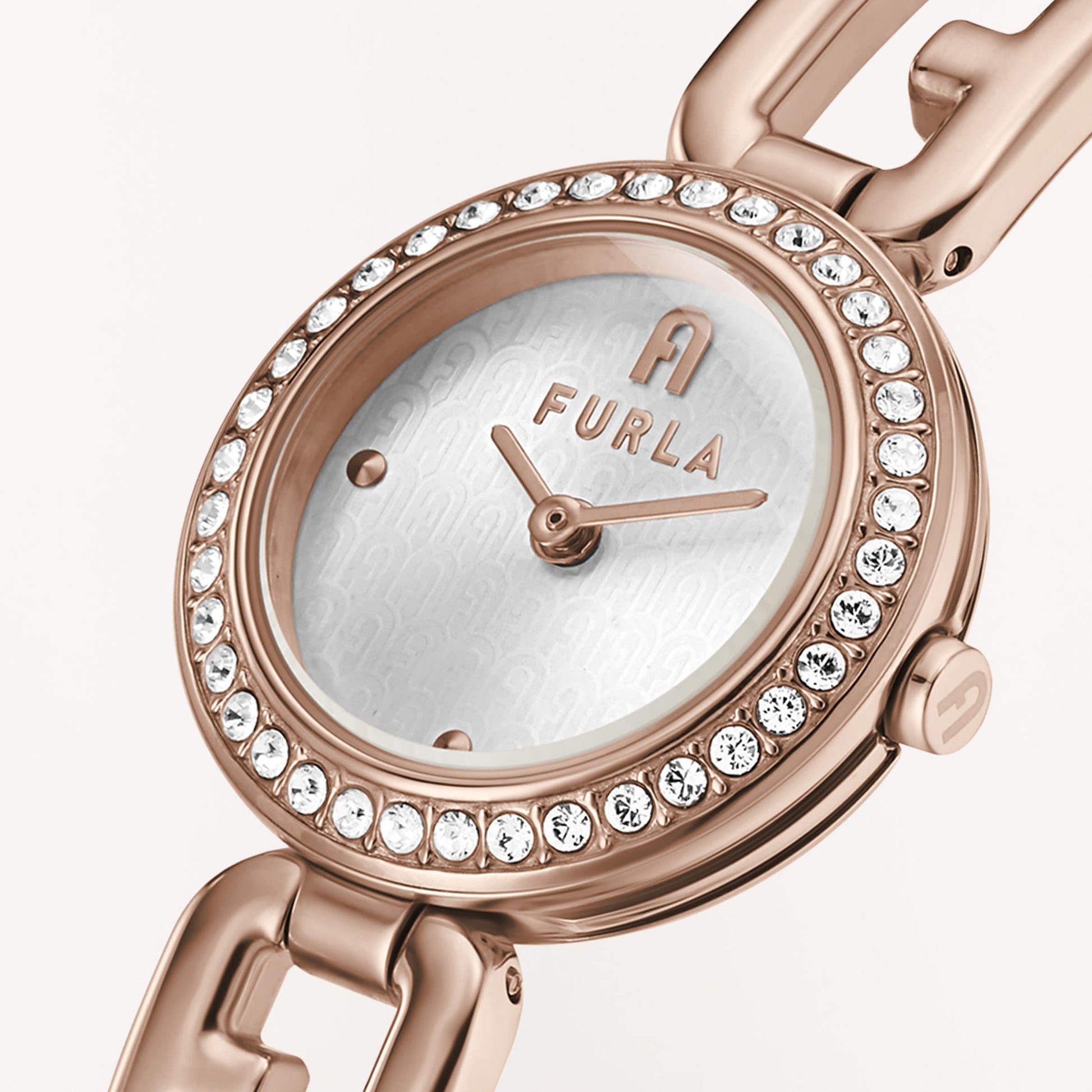 Furla Arco Chain Watches Color Oro Rosa Furla