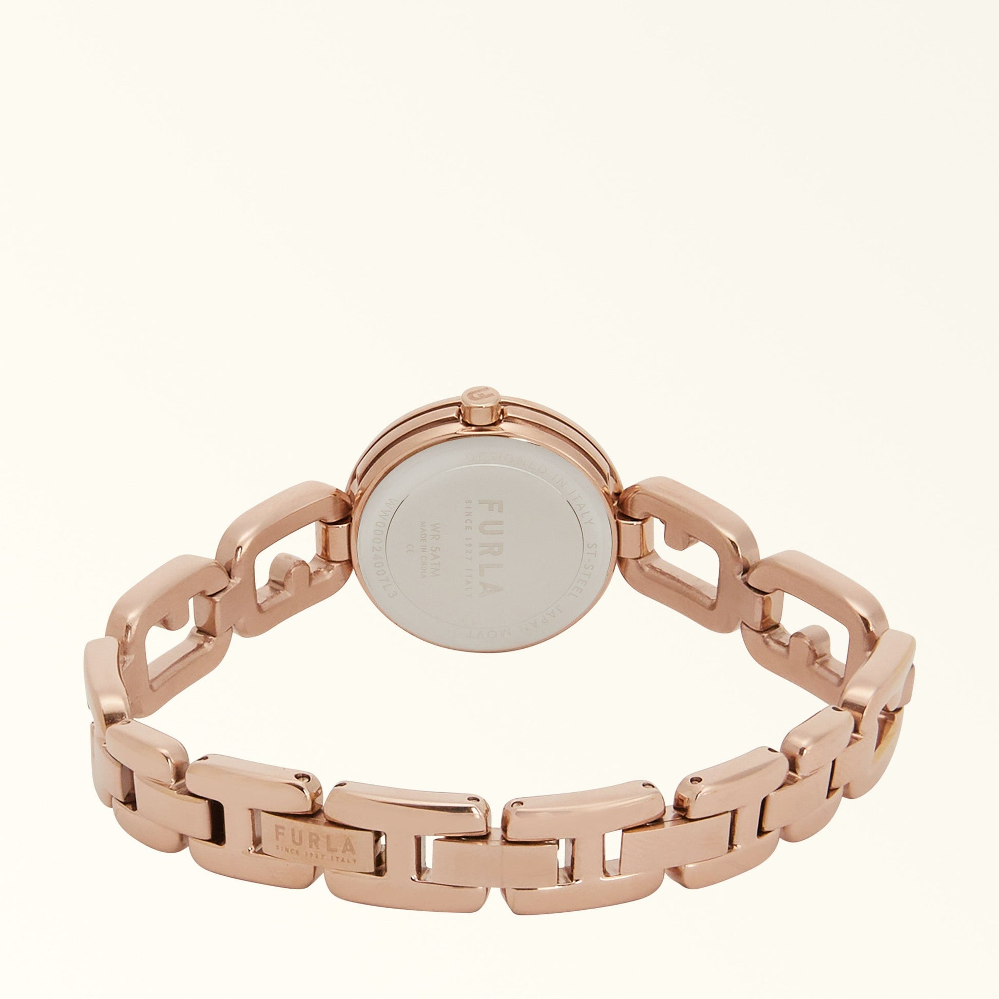 Furla Arco Chain Watches Color Oro Rosa Furla