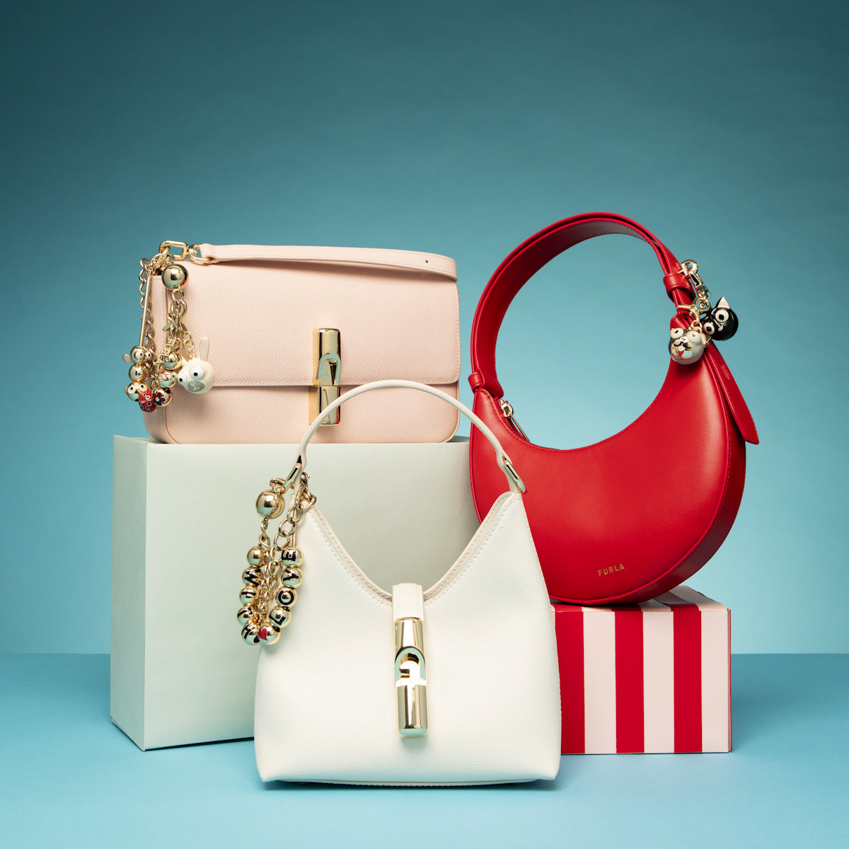 FURLA DOTS CHAIN CHARMS Furla