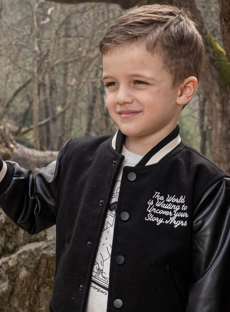 Boy Outdoor Clothing Or Coat - Black