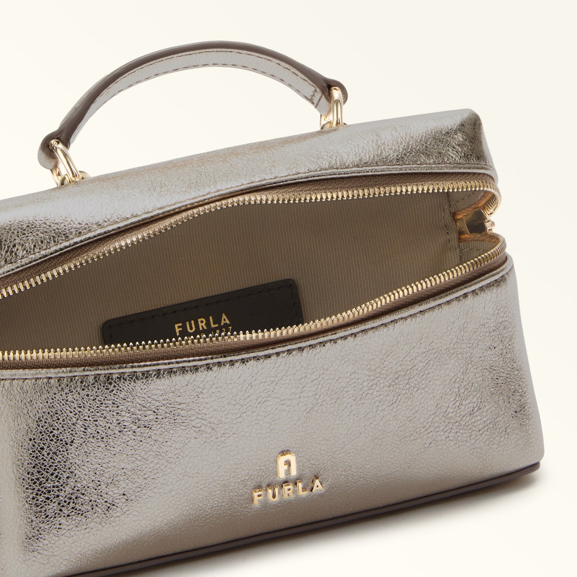 Furla Camelia Micro Crossbody Bag In Leather