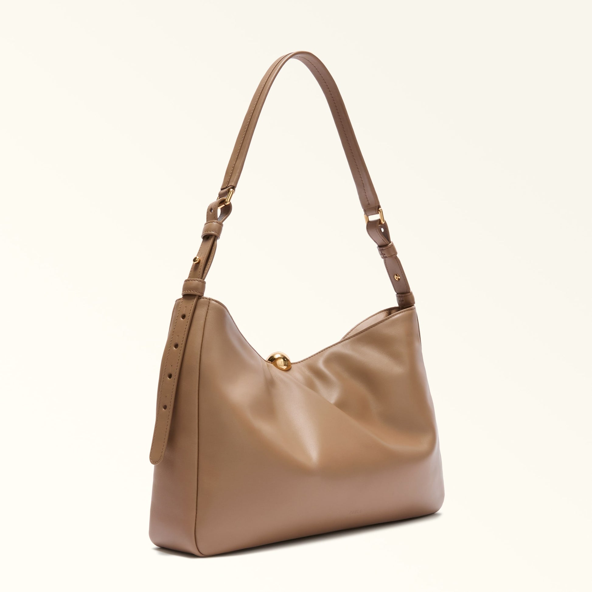 Furla Sfera Soft L Shoulder  Bag In Leather