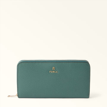 Furla Camelia Xl Zip Around in Green - Wallets 