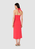 Rosanne red crepe dress by Tara Jarmon Lebanon