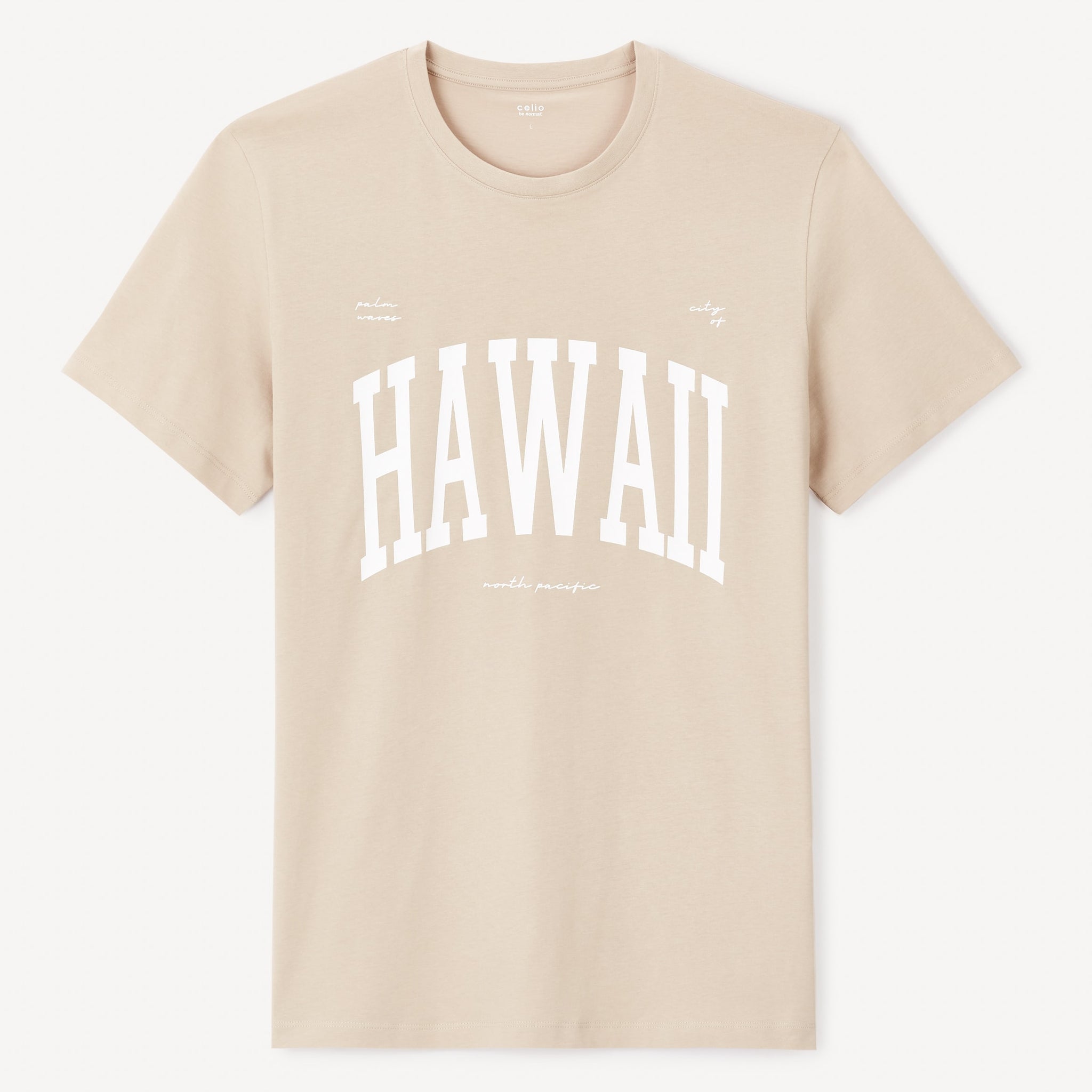 JEVILLE RAY TAUPE SS TSHIRT - Celio lebanon