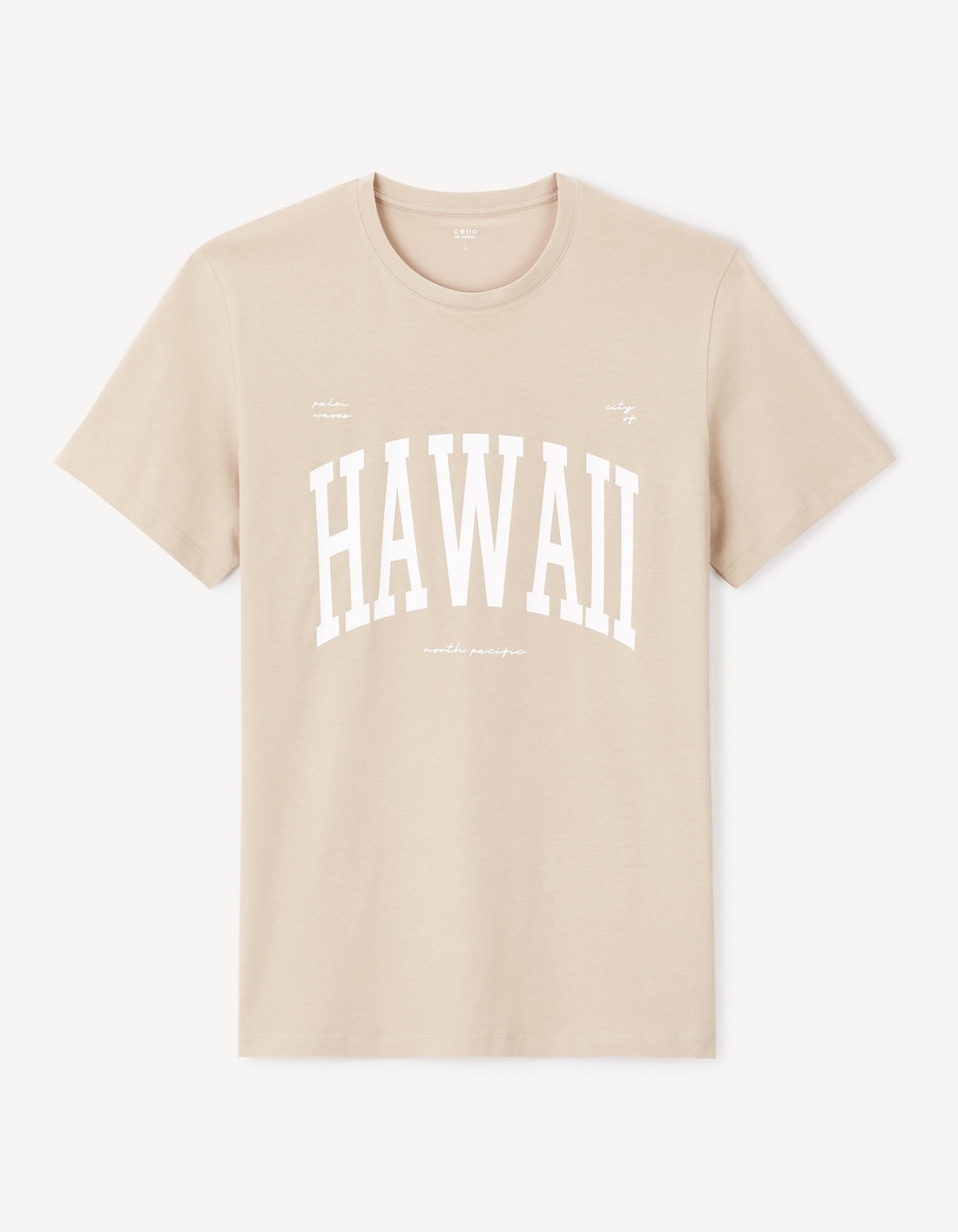 JEVILLE RAY TAUPE SS TSHIRT - Celio lebanon