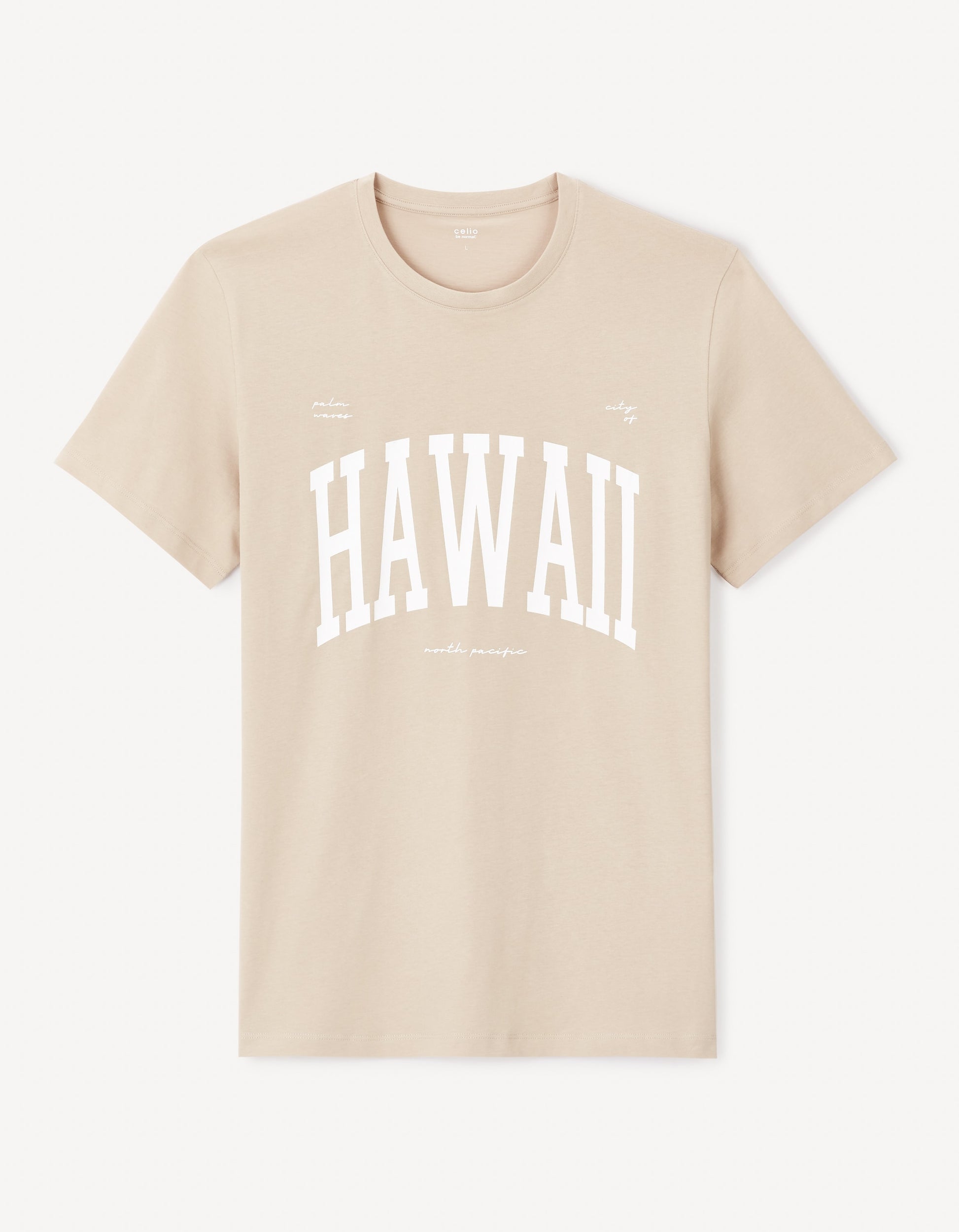 JEVILLE RAY TAUPE SS TSHIRT - Celio lebanon